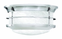 Thomas Lighting SL928378 Newport Outdoor Ceiling Light, Brushed Nickel Thomas Lighting SL928378 Newport Outdoor Ceiling Light, Brushed Nickel