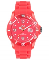 Rocking red color adds a vibrant effect to this Ice-Flashy watch from Ice-Watch. Rocking red color adds a vibrant effect to this Ice-Flashy watch from Ice-Watch.