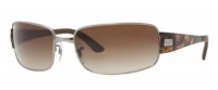 Ray Ban Sunglasses RB3421 004/13 Gunmetal/Tortoise/Brown Gradient, 65mm Ray Ban Sunglasses RB3421 004/13 Gunmetal/Tortoise/Brown Gradient, 65mm