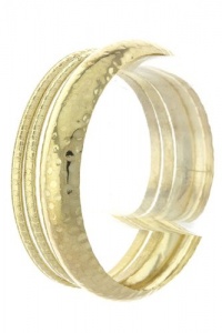 Discount Fashion Jewelry | HAMMERED AND TEXTURED METAL BANGLE SET (Gold) Discount Fashion Jewelry | HAMMERED AND TEXTURED METAL BANGLE SET (Gold)