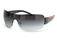 New Prada PR PS SPR SPS 07F 1AB/5D1 Black Men Women Plastic Sunglasses New Prada PR PS SPR SPS 07F 1AB/5D1 Black Men Women Plastic Sunglasses