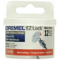 Dremel EZ456B 1 1/2-Inch EZ Lock Rotary Tool Cut-Off Wheels For Metal - 12 pieces