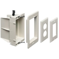 Arlington DVFR1W-1 Recessed Electrical/Outlet Mounting Box, Single Gang Arlington DVFR1W-1 Recessed Electrical/Outlet Mounting Box, Single Gang