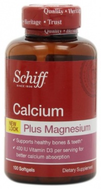 Schiff Calcium-Magnesium with Vitamin D, Softgels, 100 softgels (Pack of 3) Schiff Calcium-Magnesium with Vitamin D, Softgels, 100 softgels (Pack of 3)