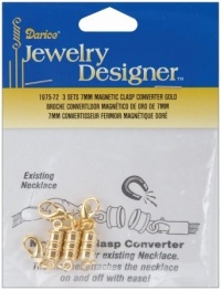Magnetic Clasps 7mm 2/Pkg: Gold Magnetic Clasps 7mm 2/Pkg: Gold