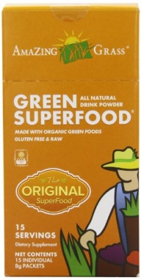 Amazing Grass All Natural Drink Powder, Green Superfood, 15 Count Packets Amazing Grass All Natural Drink Powder, Green Superfood, 15 Count Packets