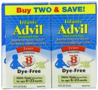 Children's Advil Infant Drops, For Ages 6 - 23 Months, White Grape, 1/2 Ounce Twinpack Children's Advil Infant Drops, For Ages 6 - 23 Months, White Grape, 1/2 Ounce Twinpack