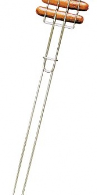 Rome's #2744 Safe 'T' Roaster Bratwurst-Hot Dog Roaster, Chrome Plated Steel Rome's #2744 Safe 'T' Roaster Bratwurst-Hot Dog Roaster, Chrome Plated Steel