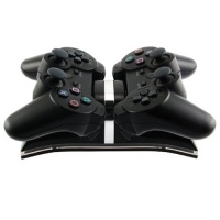 eForCity Dual Charging Station Compatible with Sony PS3 Controller, Black eForCity Dual Charging Station Compatible with Sony PS3 Controller, Black
