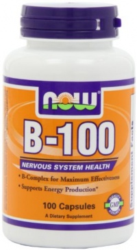 NOW Foods B-100 Caps, 100 Capsules NOW Foods B-100 Caps, 100 Capsules