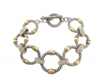Designer Inspired Cable Toggle Bracelet Designer Inspired Cable Toggle Bracelet