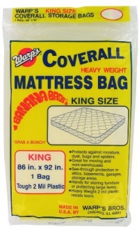 Warp's Mattress Bags Banana Bags, King, 3 ct (86 x 92 in.)