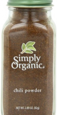 Simply Organic Chili Powder Certified Organic, 2.89-Ounce Container Simply Organic Chili Powder Certified Organic, 2.89-Ounce Container