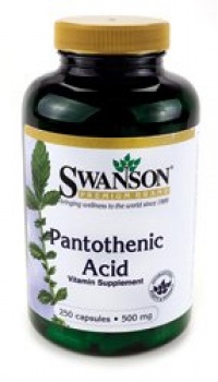 Pantothenic Acid 500 mg 250 Caps
