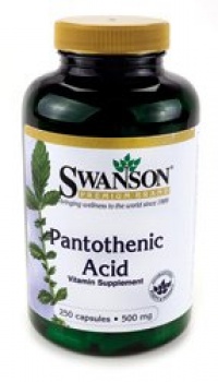 Pantothenic Acid 500 mg 250 Caps Pantothenic Acid 500 mg 250 Caps
