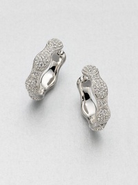 EXCLUSIVELY AT SAKS. A simply chic oval motif, encrusted in crystals for an unique piece. CrystalsRhodium-plated brassLength, about 1Hinged, post backImported EXCLUSIVELY AT SAKS. A simply chic oval motif, encrusted in crystals for an unique piece. CrystalsRhodium-plated brassLength, about 1Hinged, post backImported