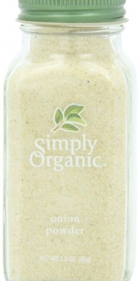 Simply Organic Onion, White Powder Certified Organic, 3-Ounce Container Simply Organic Onion, White Powder Certified Organic, 3-Ounce Container
