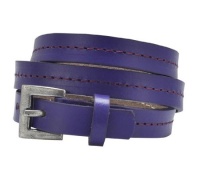 Purple Triple Wrap Belt Buckle Stitched Leather Bracelet Fashion Cool Strap Punk Purple Triple Wrap Belt Buckle Stitched Leather Bracelet Fashion Cool Strap Punk