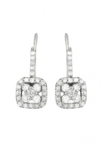 Effy Jewlery 14K White Gold Diamond Earrings, .50 TCW