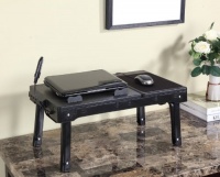 Kings Brand Multifunctional Laptop Table Stand With Cooling Fan & USB Ports Kings Brand Multifunctional Laptop Table Stand With Cooling Fan & USB Ports