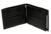 Paul&Taylor Genuine Leather Bifold Center Flap Money Clip Wallet For Men Paul&Taylor Genuine Leather Bifold Center Flap Money Clip Wallet For Men