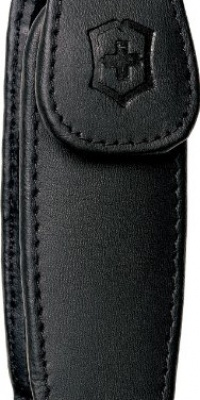 Victorinox Swiss Army Leather Medium Clip Pouch, Black Victorinox Swiss Army Leather Medium Clip Pouch, Black
