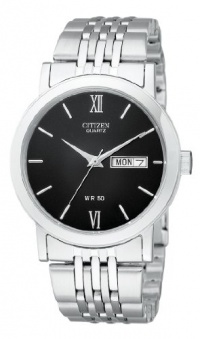 Citizen Quartz Day Date Stainless Steel Men's Watch - BK4050-54E Citizen Quartz Day Date Stainless Steel Men's Watch - BK4050-54E