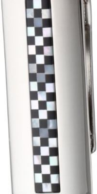 Dolan Bullock Sterling Silver Onyx and Mosaic Mother-Of-Pearl Money Clip Dolan Bullock Sterling Silver Onyx and Mosaic Mother-Of-Pearl Money Clip