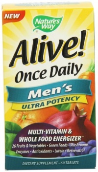 Nature's Way Alive Once Daily Men's Multi Ultra Potency, Tablets, 60-Count Nature's Way Alive Once Daily Men's Multi Ultra Potency, Tablets, 60-Count