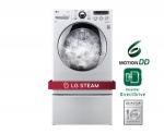 LG 3.6 Cu. Ft. White Front Load Steam Washer - WM2650HRA