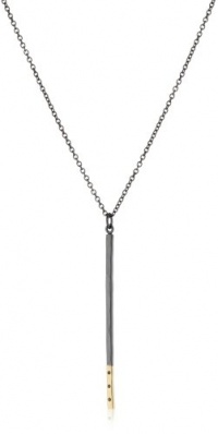 Melissa Joy Manning Mixed Metals Black Diamonds Long Stick Necklace Melissa Joy Manning Mixed Metals Black Diamonds Long Stick Necklace