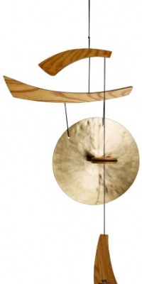 Oriental Furniture Asian and Feng Shui Gifts, 34-Inch Japanese Zen Emperor's Oriental Brass Gong Chimes Oriental Furniture Asian and Feng Shui Gifts, 34-Inch Japanese Zen Emperor's Oriental Brass Gong Chimes