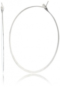 Melissa Joy Manning MJM Classic Sterling Silver Extra Large Hoop Earrings Melissa Joy Manning MJM Classic Sterling Silver Extra Large Hoop Earrings