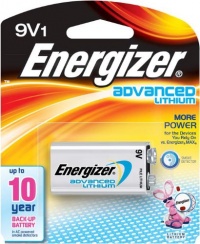 Energizer LA522SBP 9V Lithium Battery for Smoke Detectors Energizer LA522SBP 9V Lithium Battery for Smoke Detectors