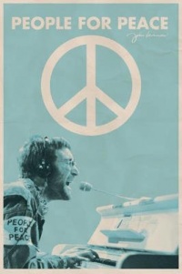 John Lennon - People for Peace Poster Print, 24x36 Music Poster Print, 24x36 John Lennon - People for Peace Poster Print, 24x36 Music Poster Print, 24x36