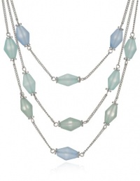 Kenneth Cole New York Urban Sea Glass Faceted Bead Illusion Necklace Kenneth Cole New York Urban Sea Glass Faceted Bead Illusion Necklace