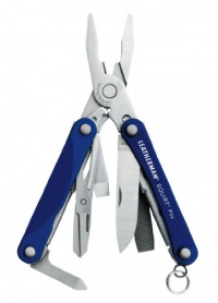 Leatherman 831192 Squirt PS4 Blue Keychain Tool with Plier Leatherman 831192 Squirt PS4 Blue Keychain Tool with Plier