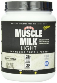 CytoSport Muscle Milk Light, Cookies and Creme, 1.65 Pound CytoSport Muscle Milk Light, Cookies and Creme, 1.65 Pound