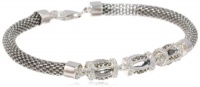 Judith Jack Tassels Sterling Silver Marcasite Crystal Multi-Barrel Bracelet, 7.25 Judith Jack Tassels Sterling Silver Marcasite Crystal Multi-Barrel Bracelet, 7.25