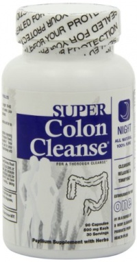 Health Plus Super Colon Cleanse, Night Formula Capsules,500 Mg. Each 90 Count Health Plus Super Colon Cleanse, Night Formula Capsules,500 Mg. Each 90 Count