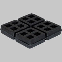 4 Pack of Anti Vibration Pads 4 x 4 x 3/4 All Rubber Vibration isolation pads 4 Pack of Anti Vibration Pads 4 x 4 x 3/4 All Rubber Vibration isolation pads