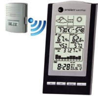 Ambient Weather WS-1173A Wireless Advanced Weather Station with Temperature, Dew Point, Barometer and Humidity, Sunrise, Sunset and Moonphase