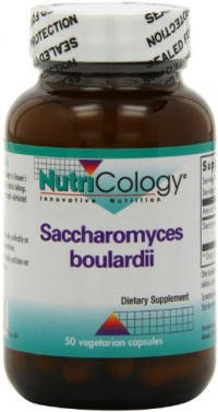 Nutricology Saccharomyces Boulardii, Vegicaps, 50-Count Nutricology Saccharomyces Boulardii, Vegicaps, 50-Count