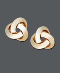 Simple studs provide the perfect complement to any look. Earrings crafted in 14k gold. Approximate diameter: 1/2 inch. Simple studs provide the perfect complement to any look. Earrings crafted in 14k gold. Approximate diameter: 1/2 inch.