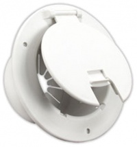 JR Products 541-2-A Polar White Deluxe Round Electric Cable Hatch with Back JR Products 541-2-A Polar White Deluxe Round Electric Cable Hatch with Back