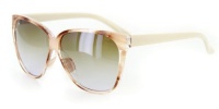Bonnaire Trendy Translucent Frame Sunglasses in Five Gorgeous Colors, 100%UV (Cream w/Amber Lens) Bonnaire Trendy Translucent Frame Sunglasses in Five Gorgeous Colors, 100%UV (Cream w/Amber Lens)