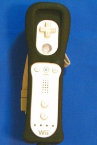 Nintendo Wii Remote Black Jacket Skin Silicone New Nintendo Wii Remote Black Jacket Skin Silicone New