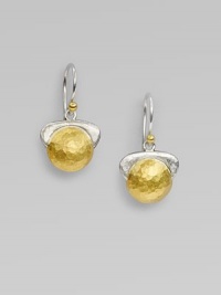 This eye-catching design features a textured drop with radiant 24k gold on one side and sleek sterling silver on the other side for a modern style. 24k goldSterling silverLength, about 1Hook backImported This eye-catching design features a textured drop with radiant 24k gold on one side and sleek sterling silver on the other side for a modern style. 24k goldSterling silverLength, about 1Hook backImported
