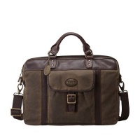 Fossil Estate Wax Canvas Top Zip MBG8272 Briefcase,Olive,One Size Fossil Estate Wax Canvas Top Zip MBG8272 Briefcase,Olive,One Size