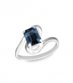 Effy Jewlery Sterling Silver Blue Sapphire Ring, 1.89 TCW Ring size 7